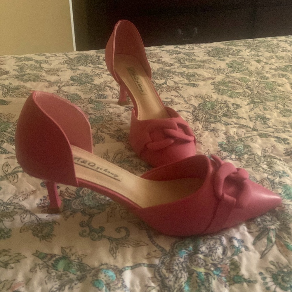Hot pink heels